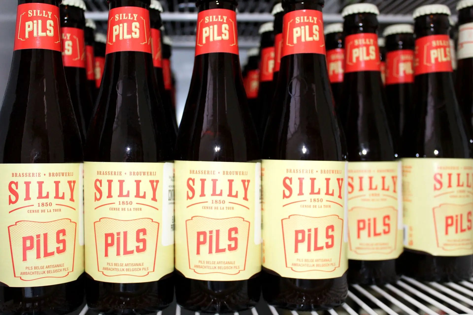 cervezas belgas Silly servidas durante el evento diplomático