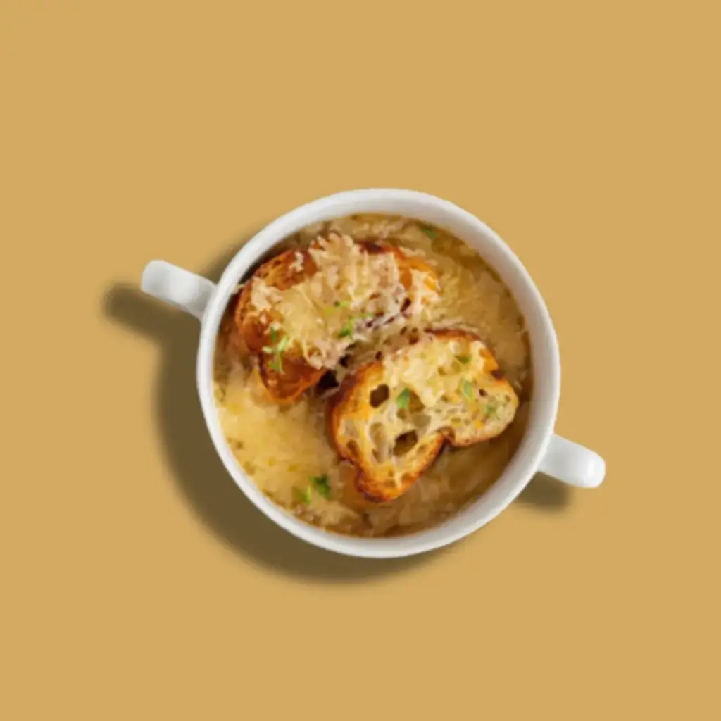 Soupe à  l'oignon