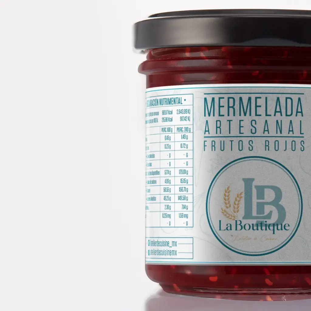 Confiture de fruits rouges