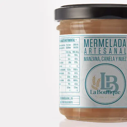 [00021] Confiture de pommes, cannelle et noix