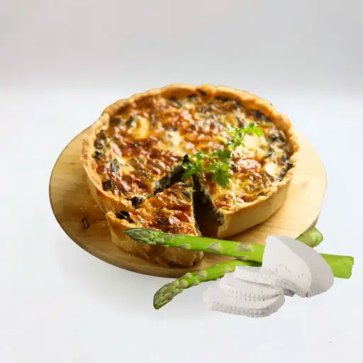 [00911] Asparagus ricotta quiche