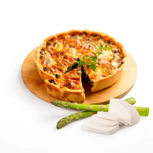 [00911] Quiche aux asperges et à la ricotta 10cm