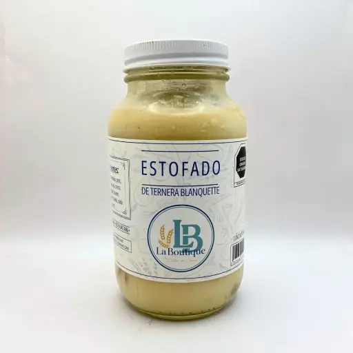 [00929] Blanquette de veau (Estofado de ternera a la crema con champiñónes) 920g