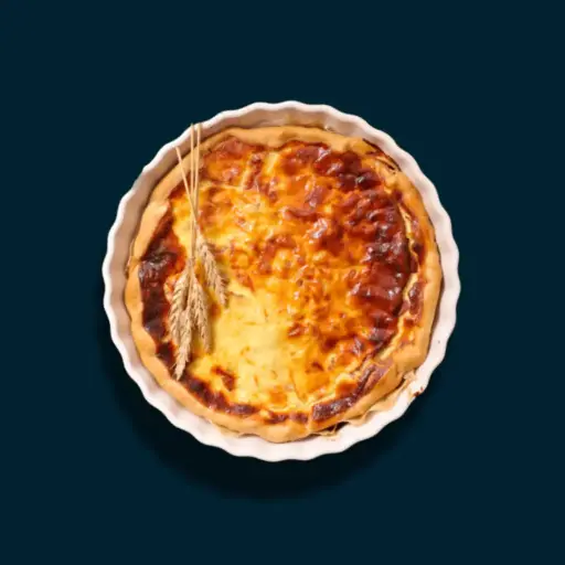[01180] Quiche de salmon ahumado y poros