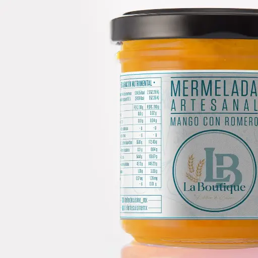 [00017] Confiture de mangue au romarin